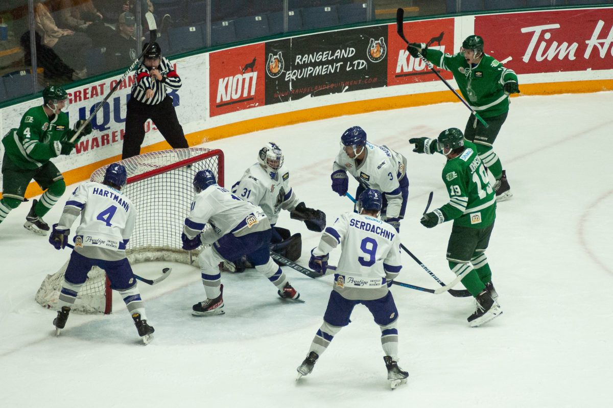 Cranbrook Bucks at Salmon Arm Silverbacks