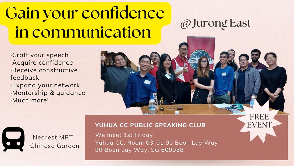 Gain confidence in speaking @ Jurong East