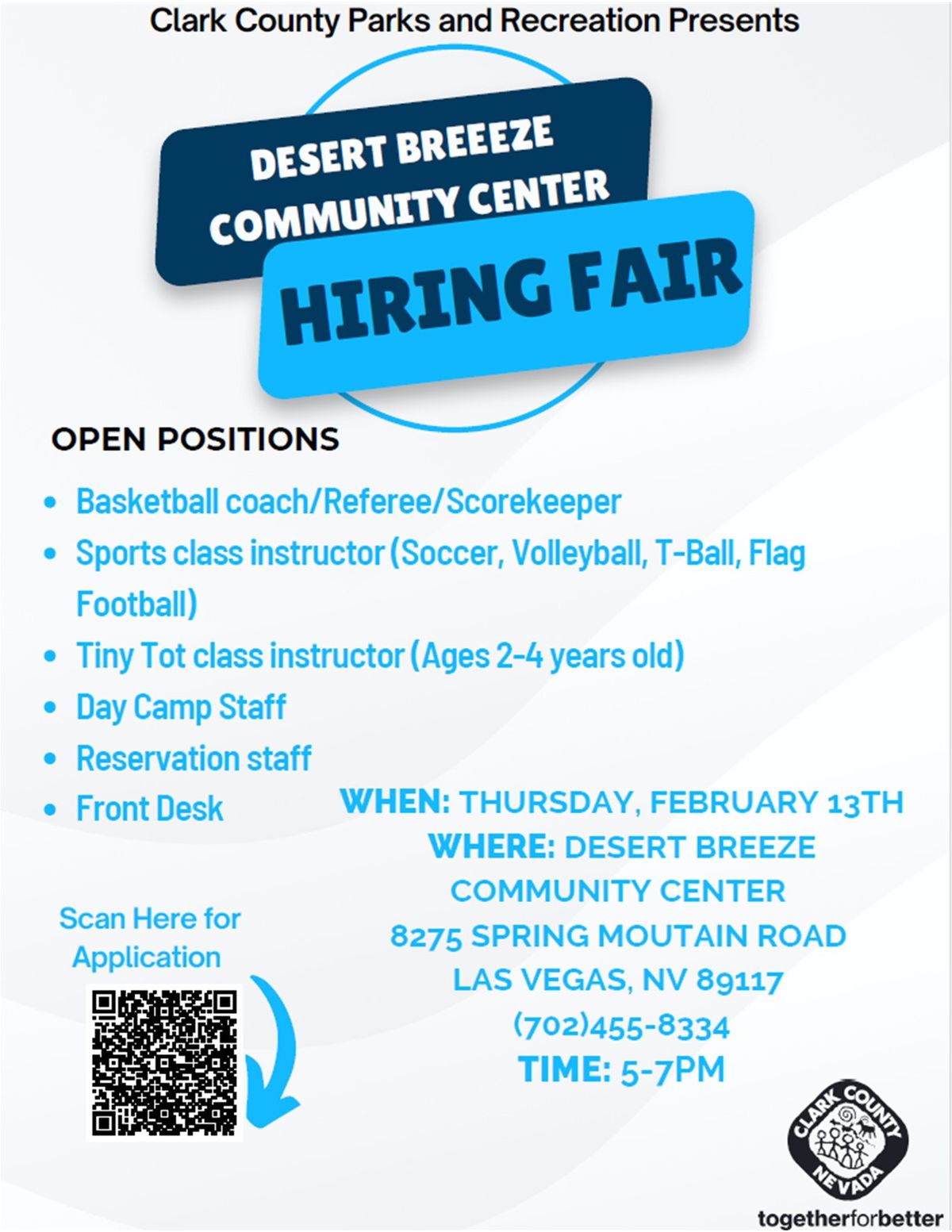 Part-Time Employee Hiring Fair