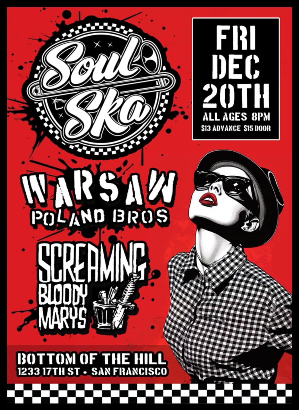 Soul Ska ~ Warsaw Poland Bros ~ Screaming Bloody Marys