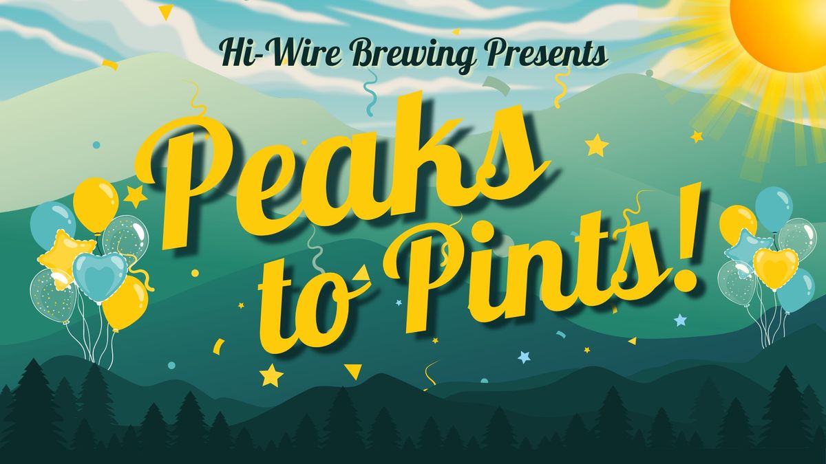 Peaks to Pints: A Celebration of WNC Breweries and Hi-Wire Brewing Wilmington's 4th Anniversary