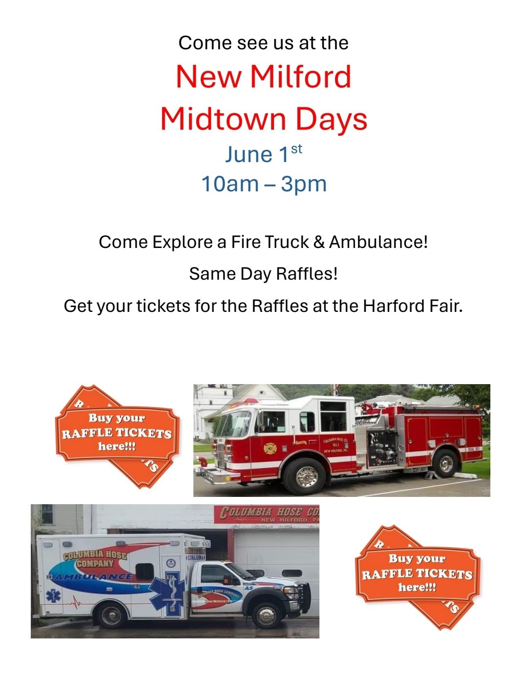 Come see us at the New Milford Midtown Days
