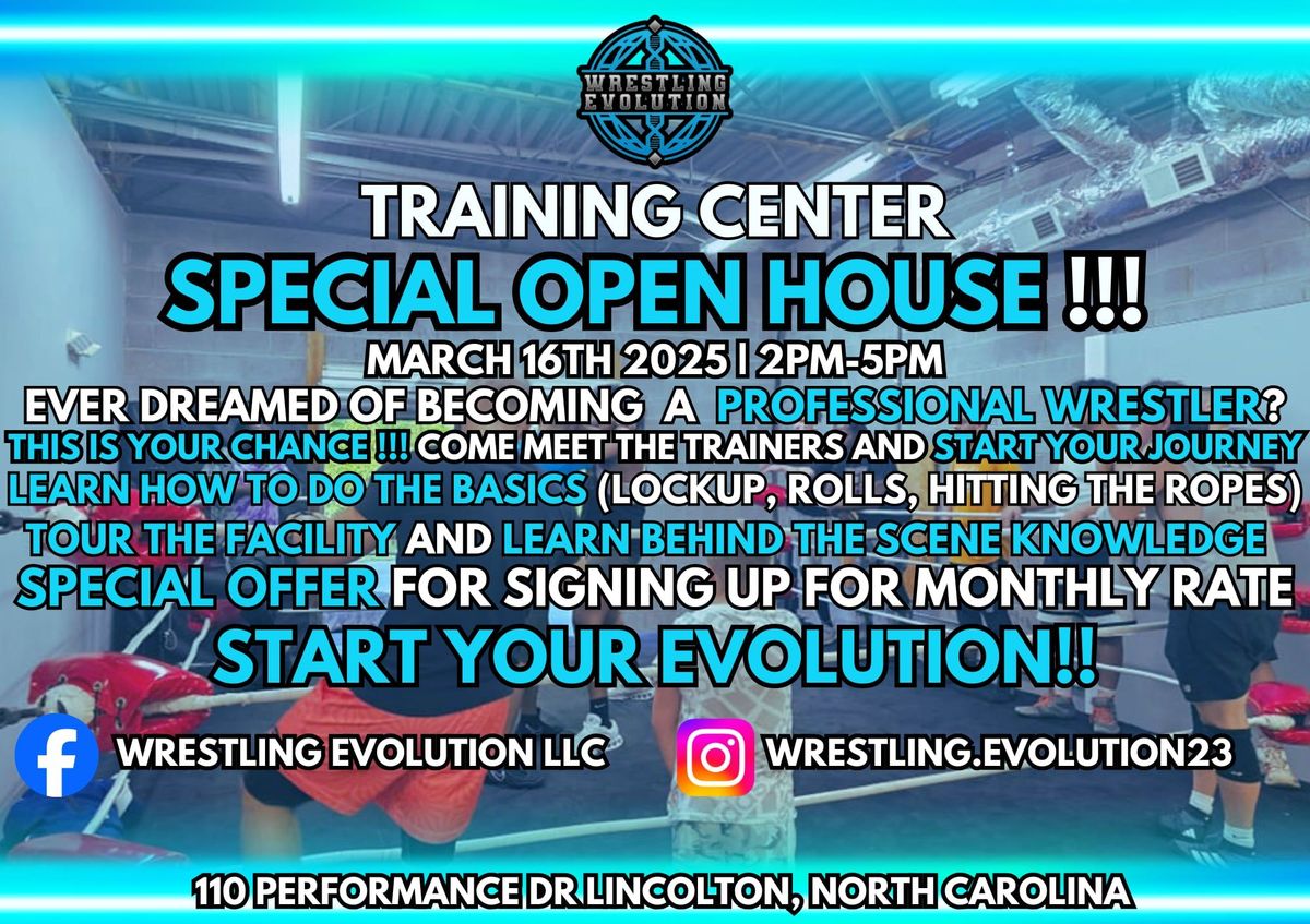 Wrestling Evolution Open House