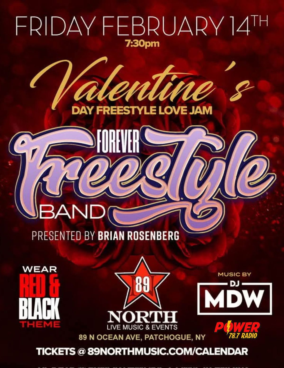 Forever Freestyle Band & DJ MDW " Freestyle Love Jam " \u2764\ufe0f  89 North 