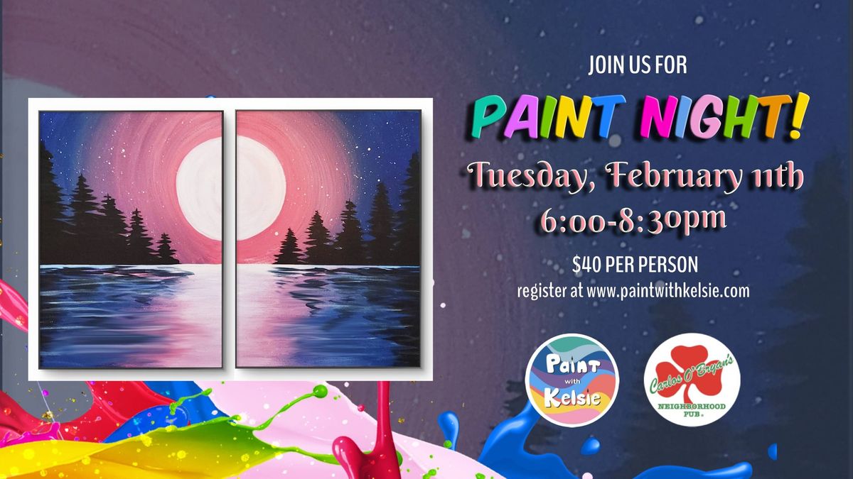 Paint Night at Carlos O'Bryan's Nanaimo