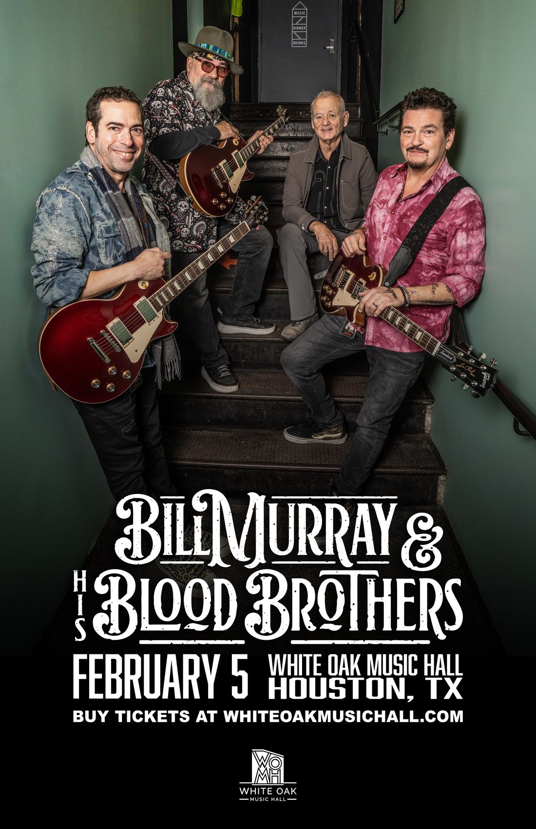 Bill Murray and His Blood Brothers at White Oak Music Hall - Downstairs
