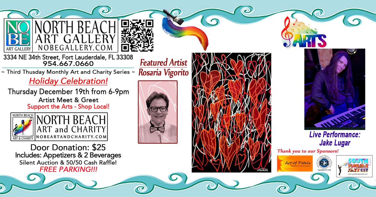 February Exhibition, Featuring Rosaria Vigorito, Artist Meet & Greet with performer Jake Lugar