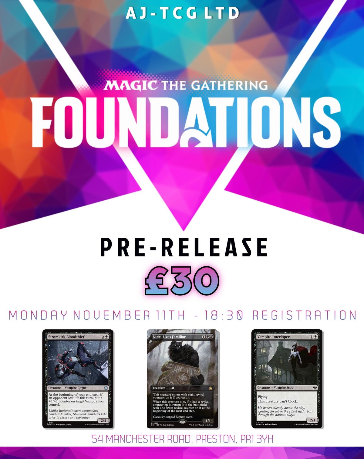 Magic The Gathering: Foundations Pre-Release