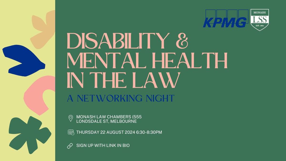 Disability & Mental Health in the Law