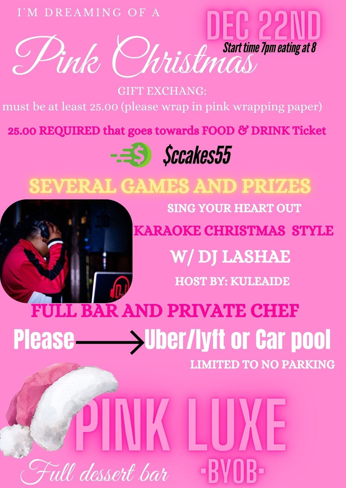 1st annual Pink Luxe Christmas Party 