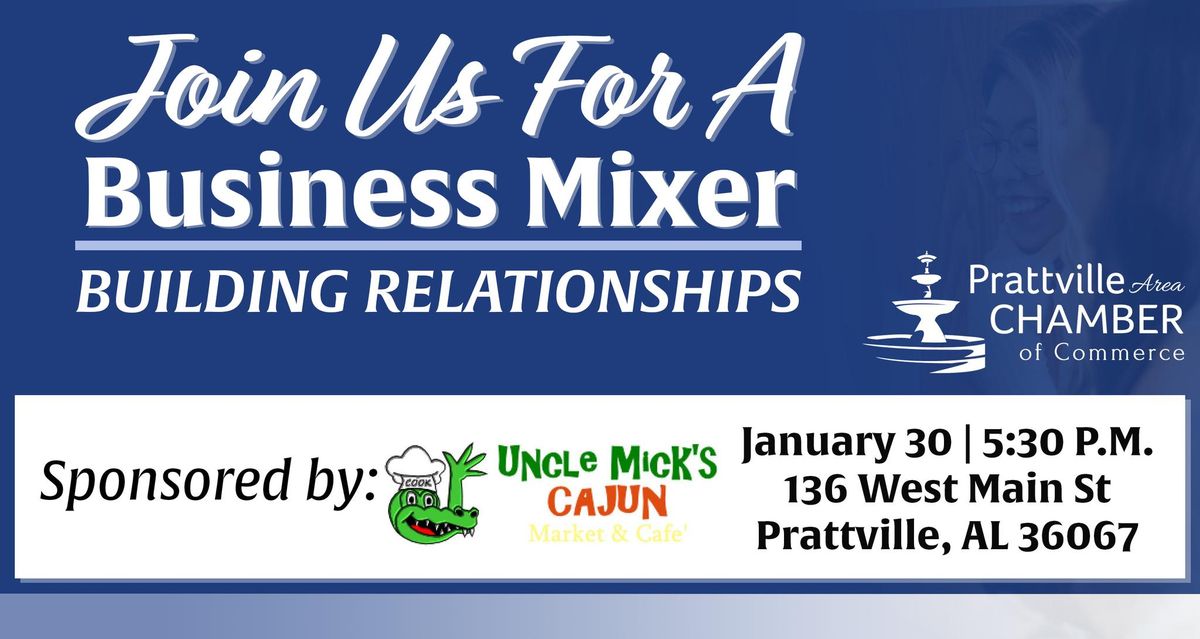 Grand Reveal and Business Mixer- Uncle Mick's Cajun Cafe