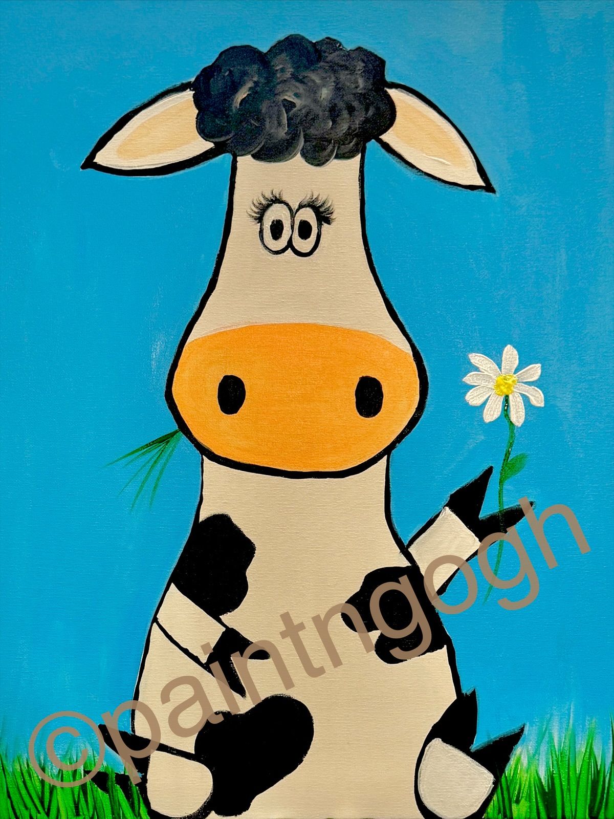 Happy Cow Paint and Sip