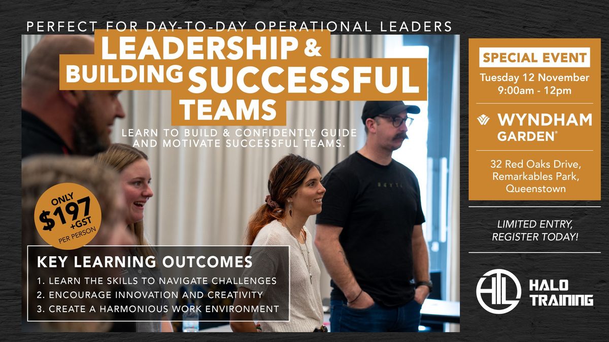 Leadership and Building Successful Teams Workshop Queenstown