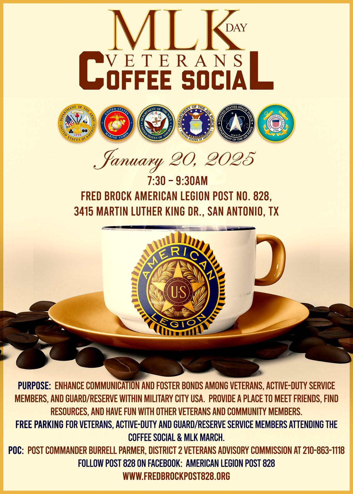 MLK Day Veterans Coffee Social