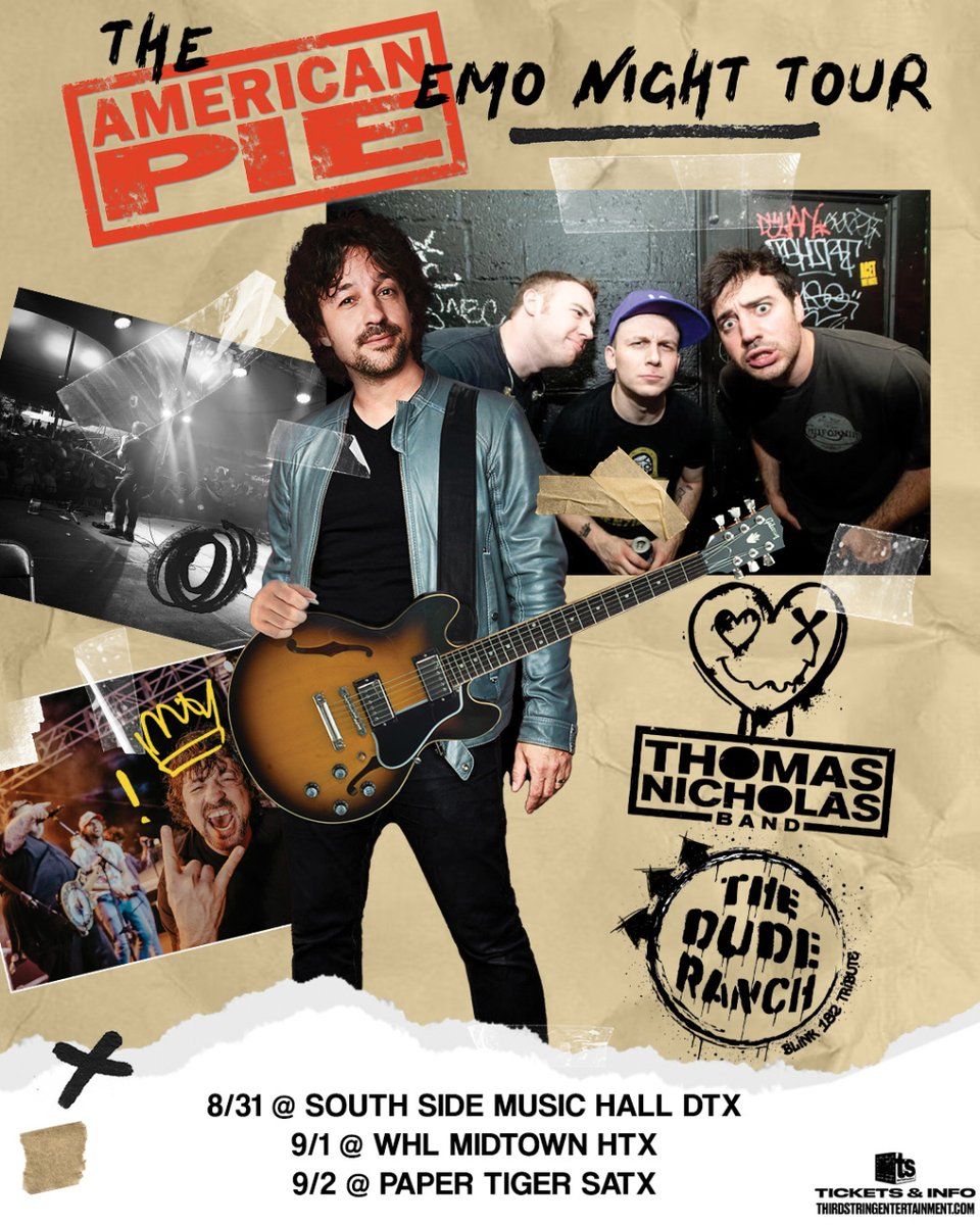 American Pie Emo Night ft. Thomas Nicholas + blink-182 tribute