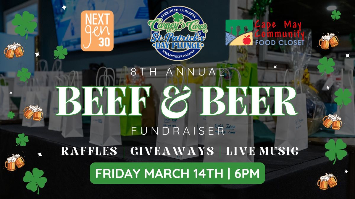 Carney's Beef + Beer Fundraiser: Benefitting NextGen30 + Cape May Community Food Closet