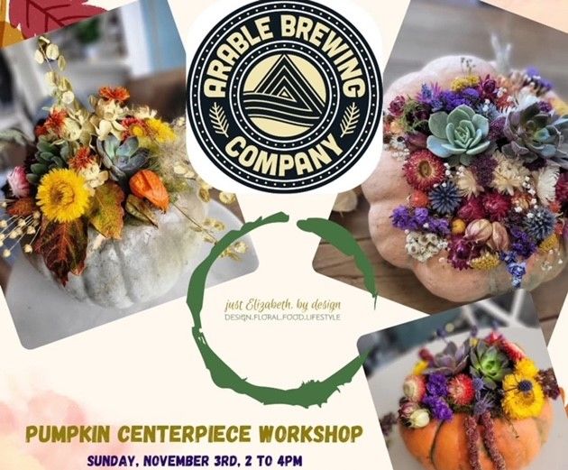 Pumpkin Centerpiece Workshop - Sunday November 3rd