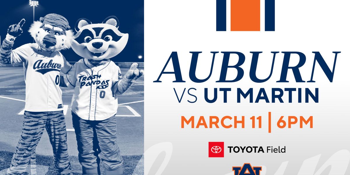 Auburn Tigers Baseball vs Tennessee Martin Skyhawks at Toyota Field - AL