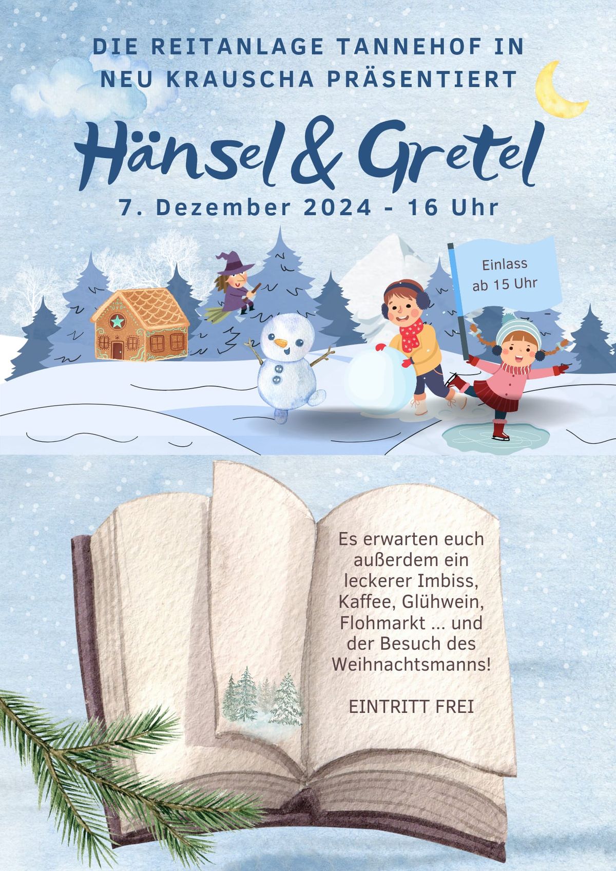 Weihnachtsm\u00e4rchen H\u00e4nsel und Gretel