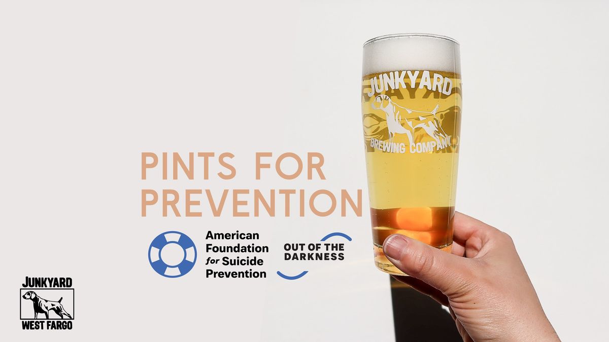 Pints For Prevention! at Junkyard West Fargo