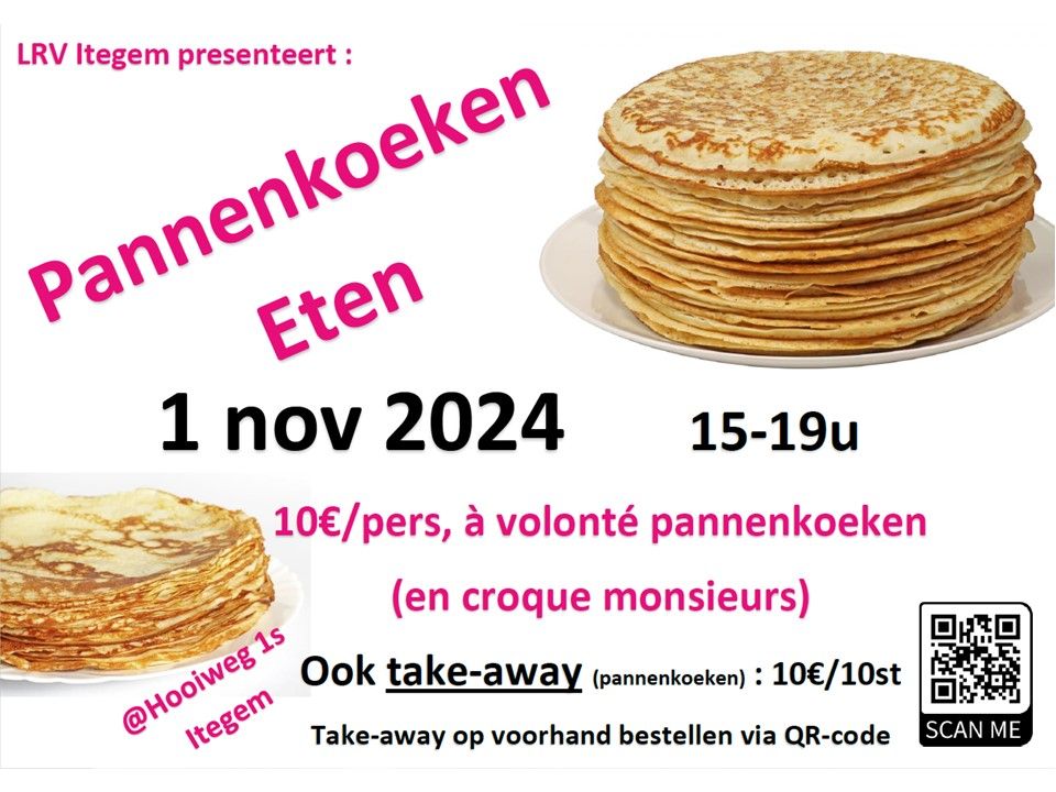 Pannenkoeken eten en Take-away