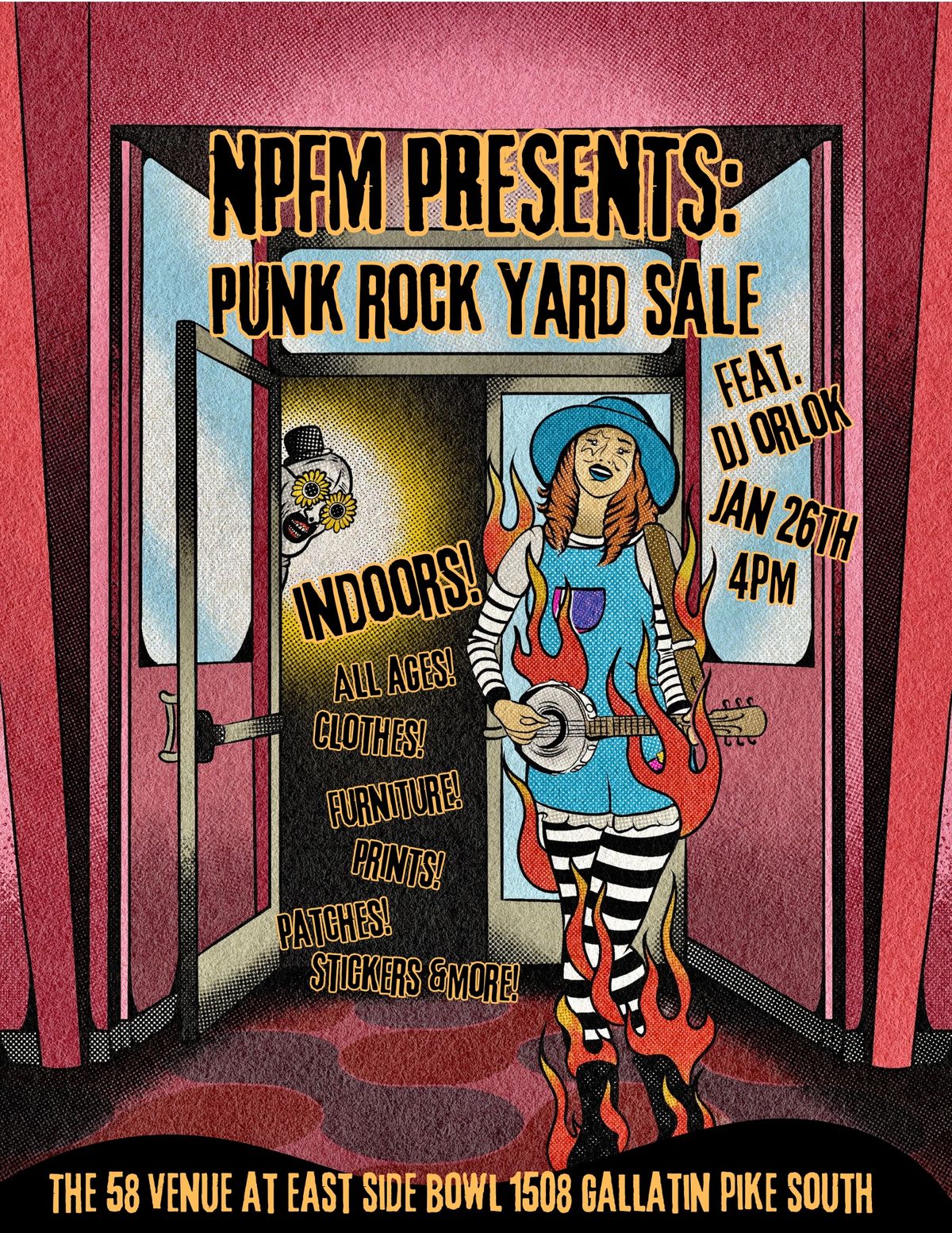 NPFM PRESENTS: PUNK ROCK YARD SALE AT EASTSIDE BOWL