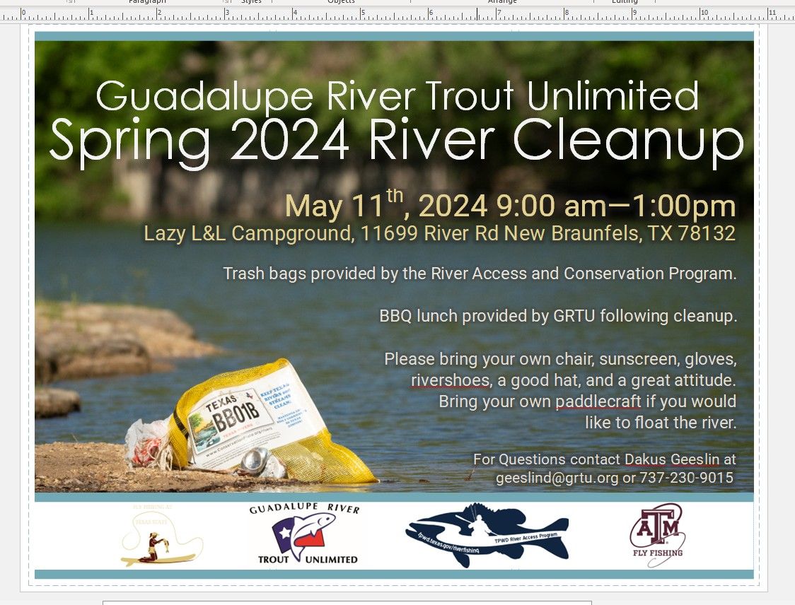 Spring 2024 River Cleanup!