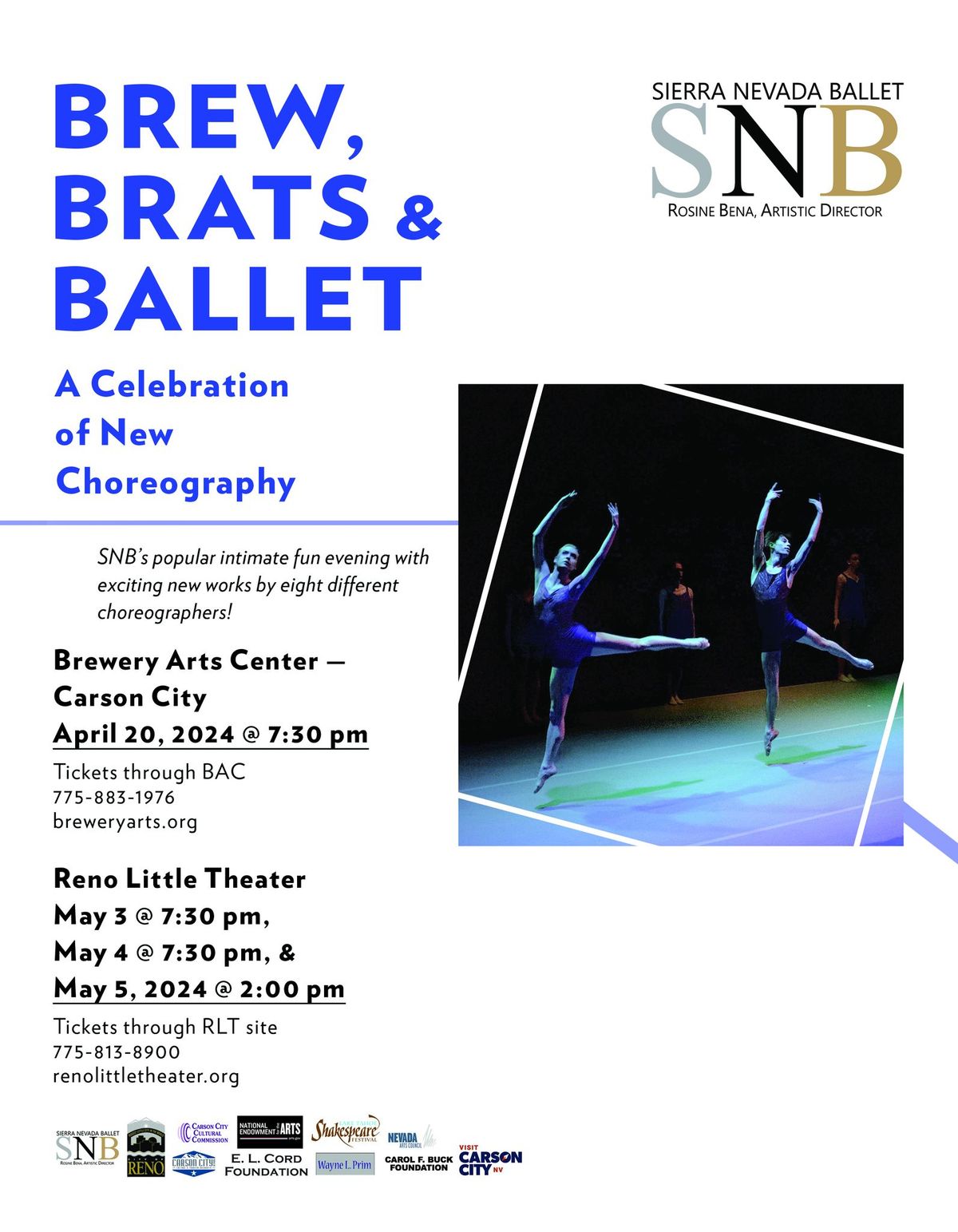 Brew, Brats & Ballet - A Celebration of New Choreography