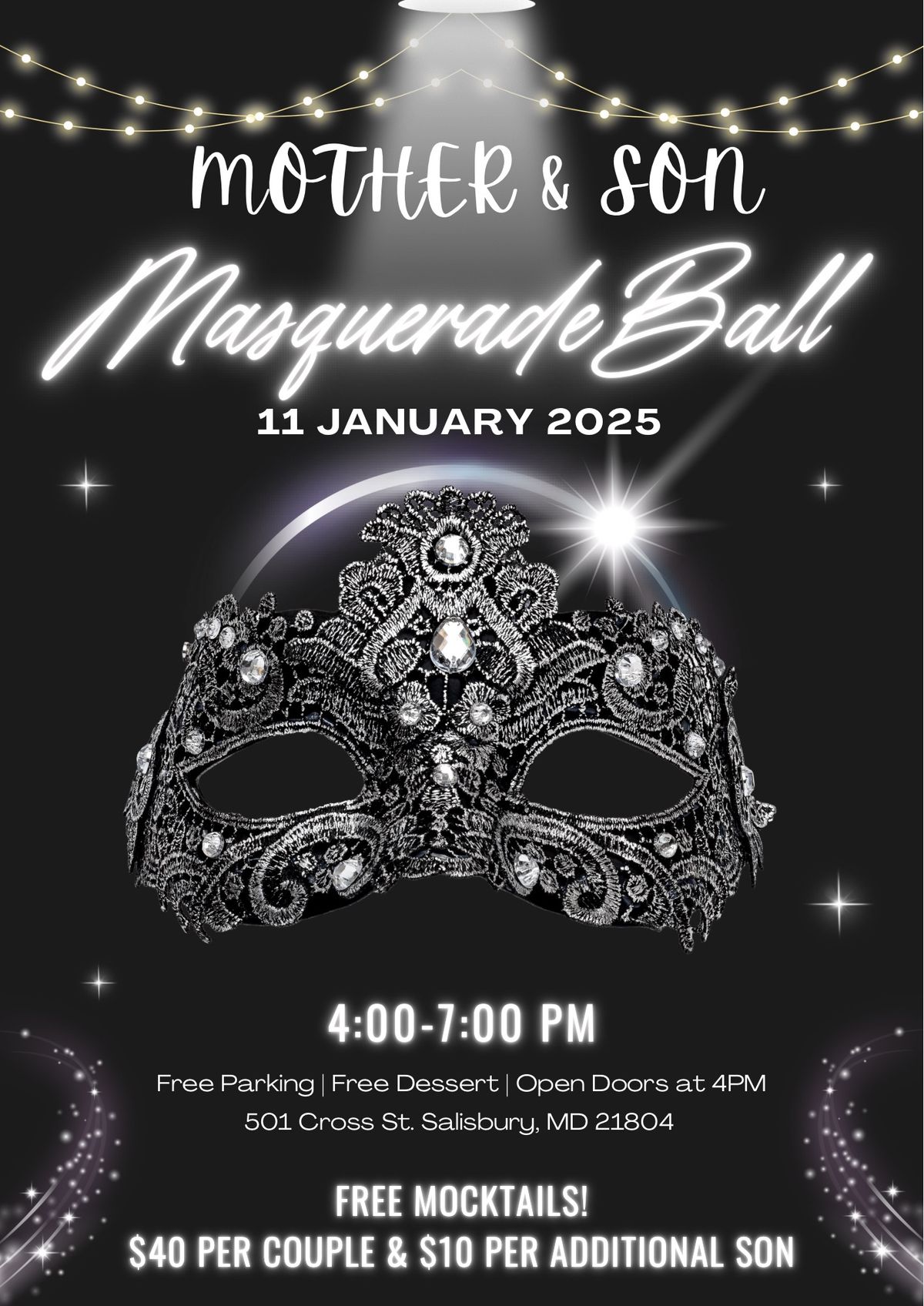 Mother & Son Masquerade Ball