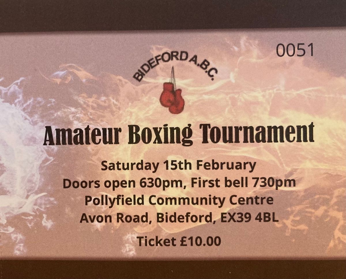 Bideford Amateur Boxing Show 