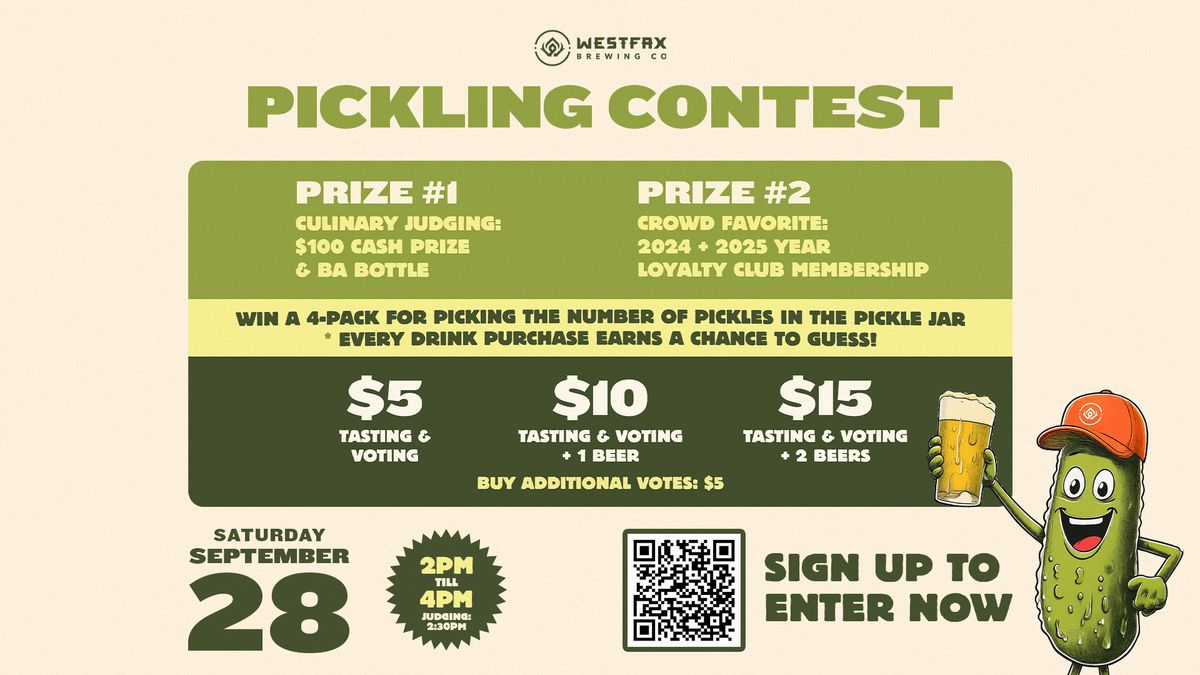 Pickling Contest & Tasting