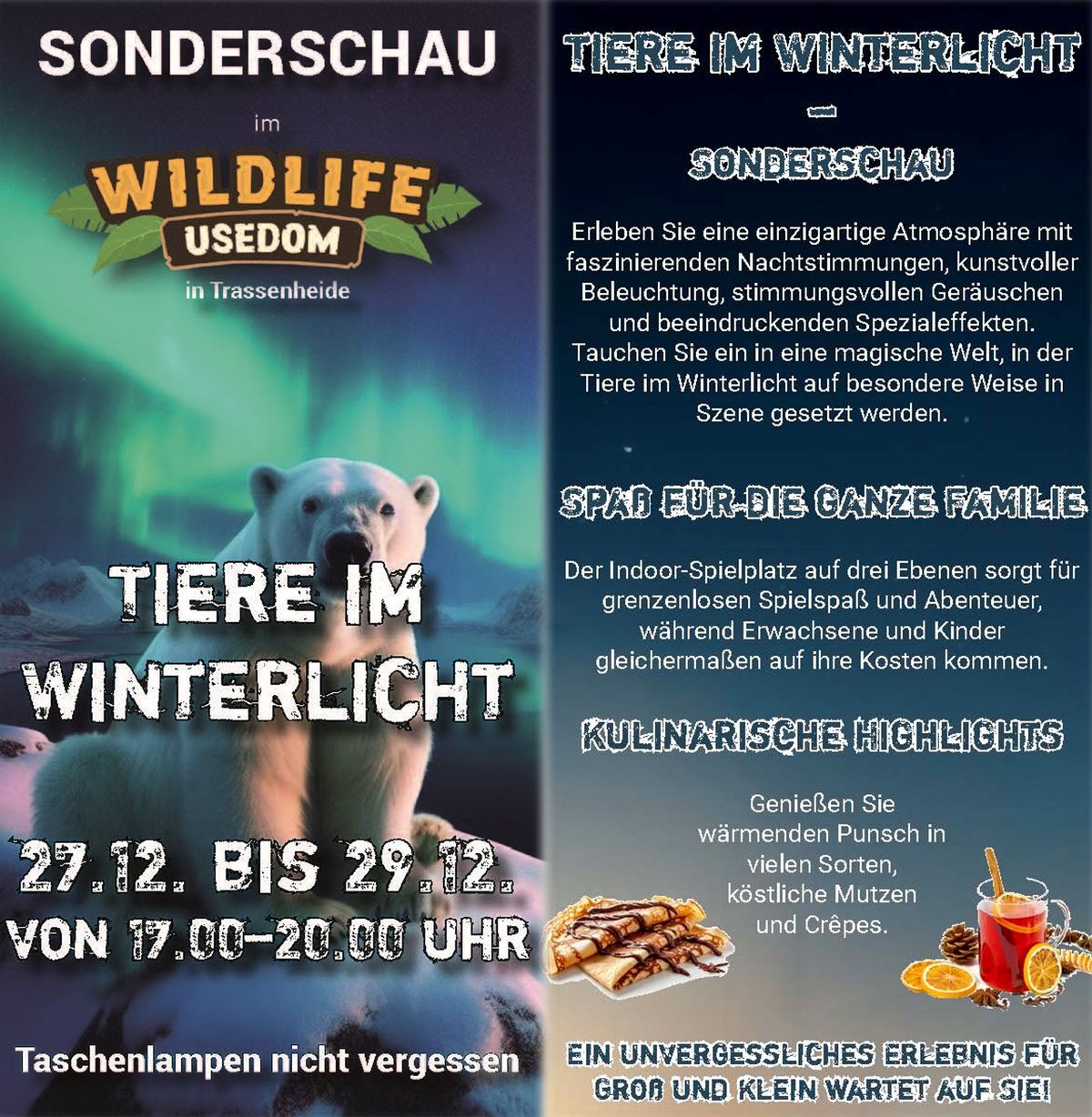 Wildlife Usedom Sonderschau - Tiere im Winterlicht