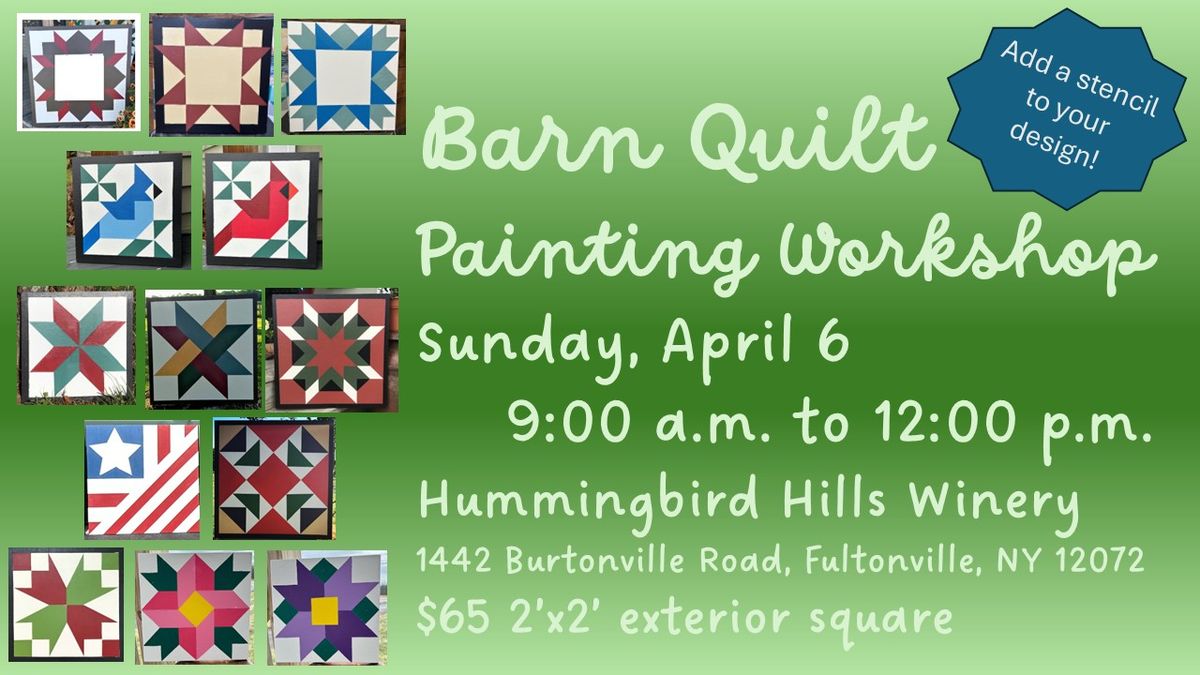 Barn Quilt Painting Workshop