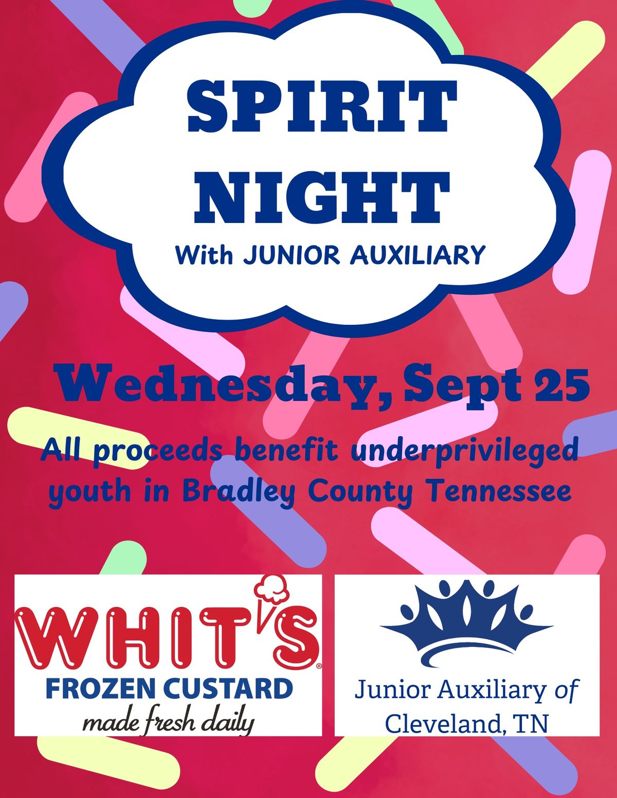 SPIRIT NIGHT! Raise money for Cleveland's underprivileged youth