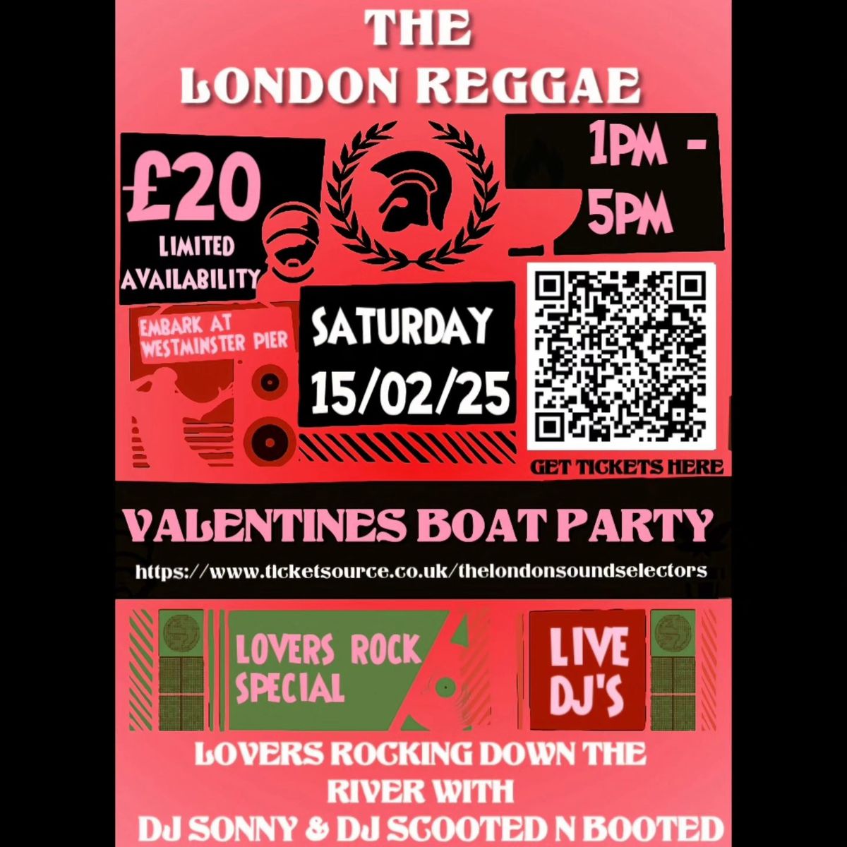 The London Reggae Boat Party - Valentines Day Special 