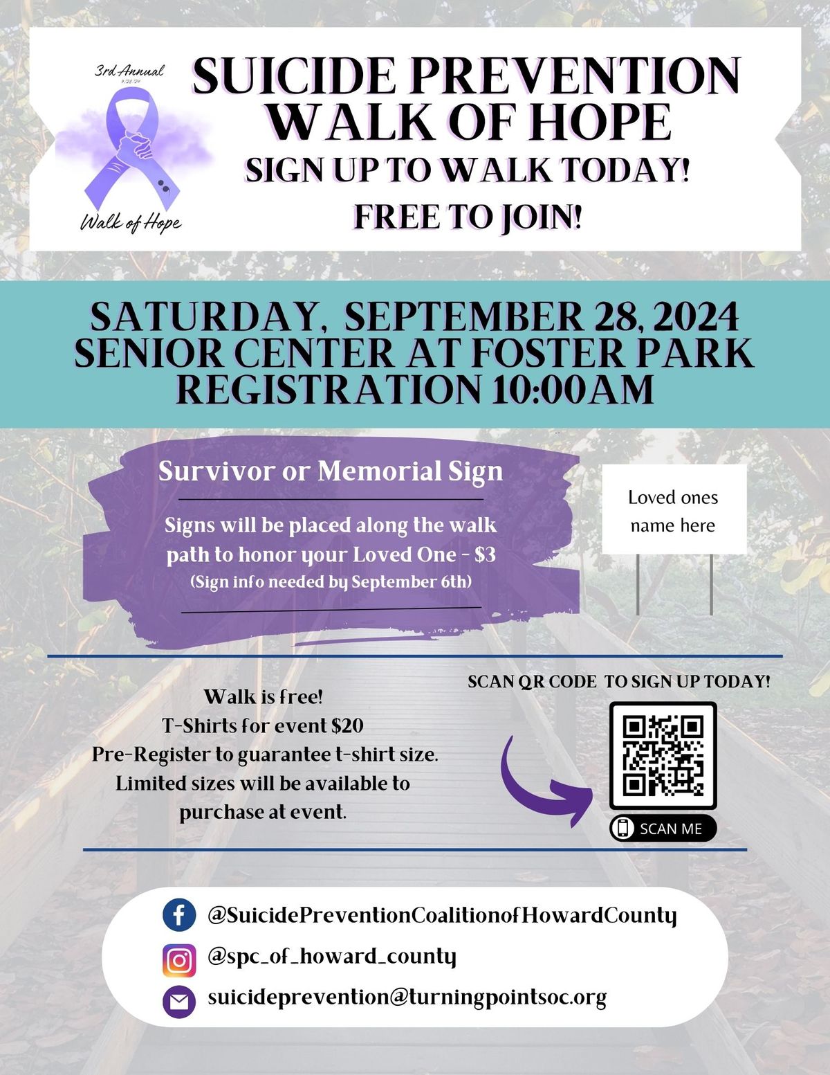 3rd Annual Walk of Hope