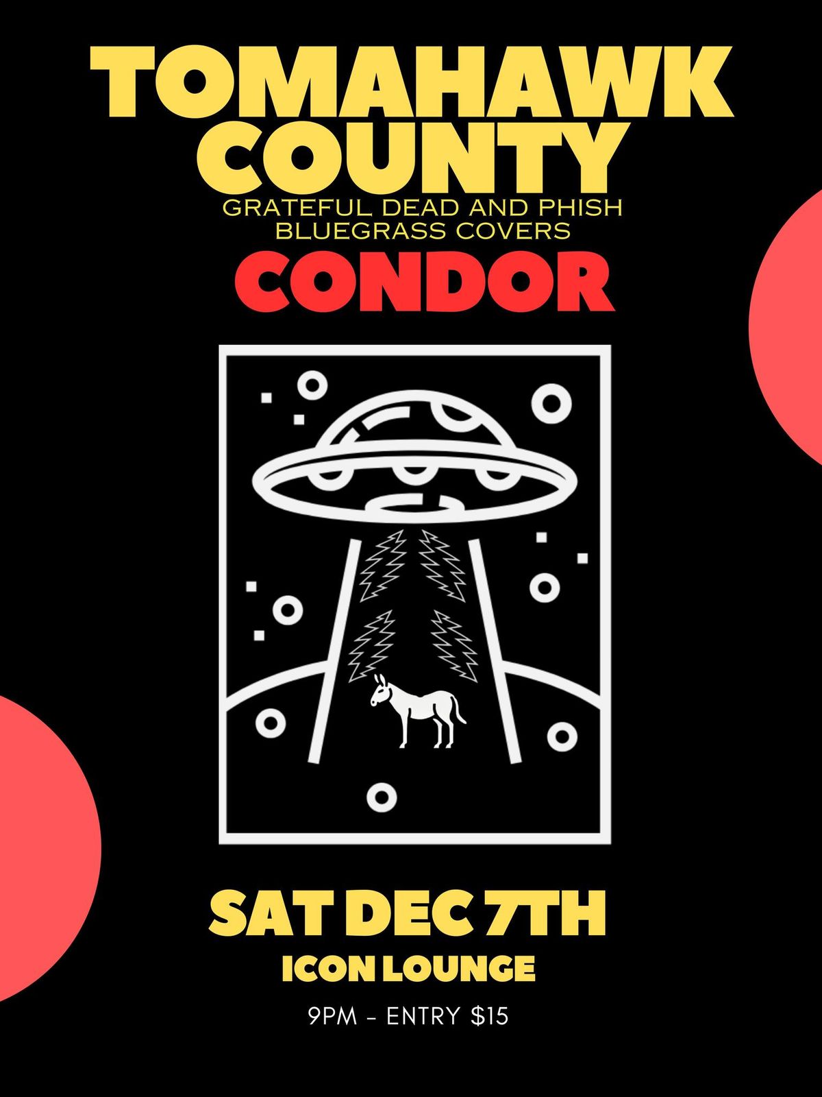 Tomahawk County and Condor @ Icon Lounge 12\/7