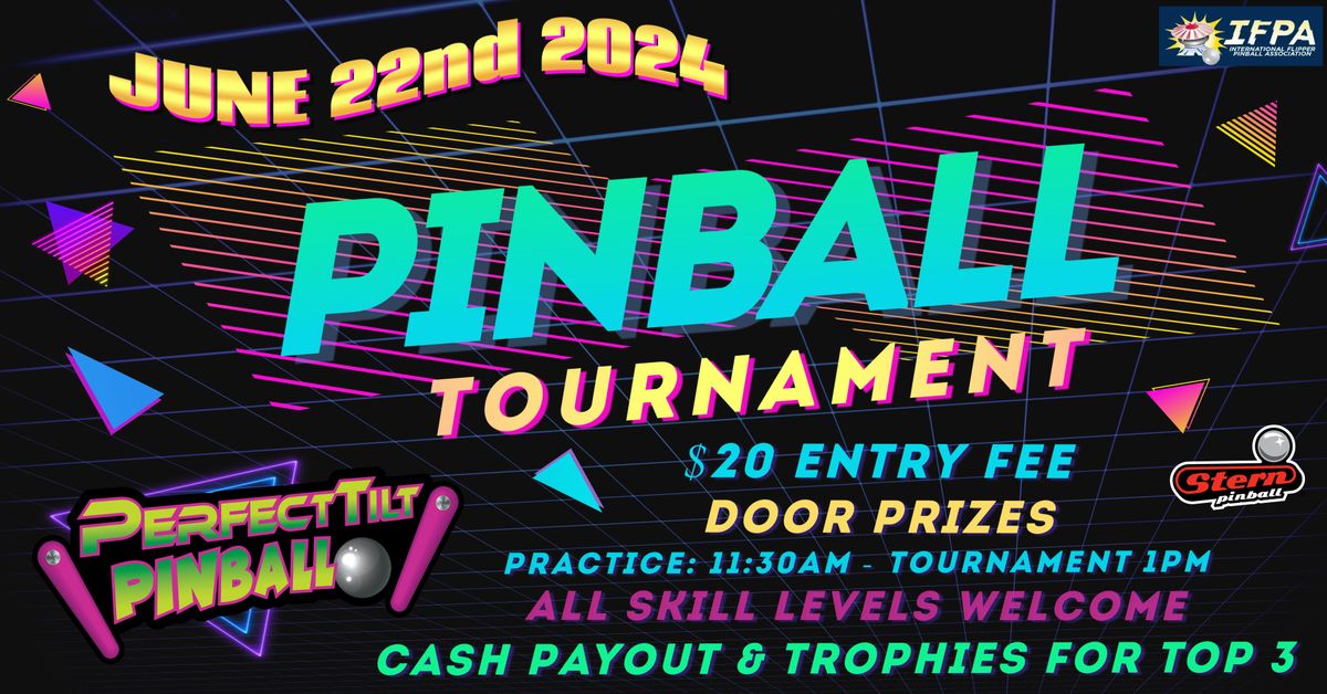 PTP June Pinball Tournament - IFPA Sanctioned with Cash Payout