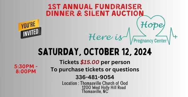 Here is Hope Pregnancy Center Fundraiser