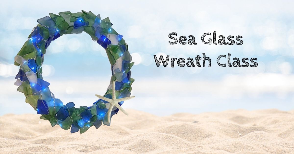 Crofton MD - 10-11" Sea Glass Wreath