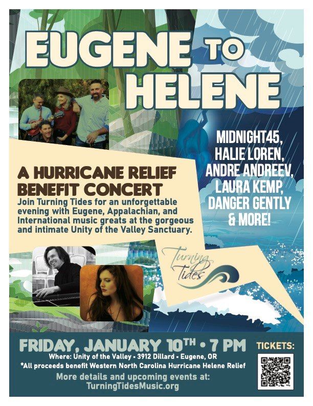 From Eugene to Helene: A Hurricane Relief Benefit Concert