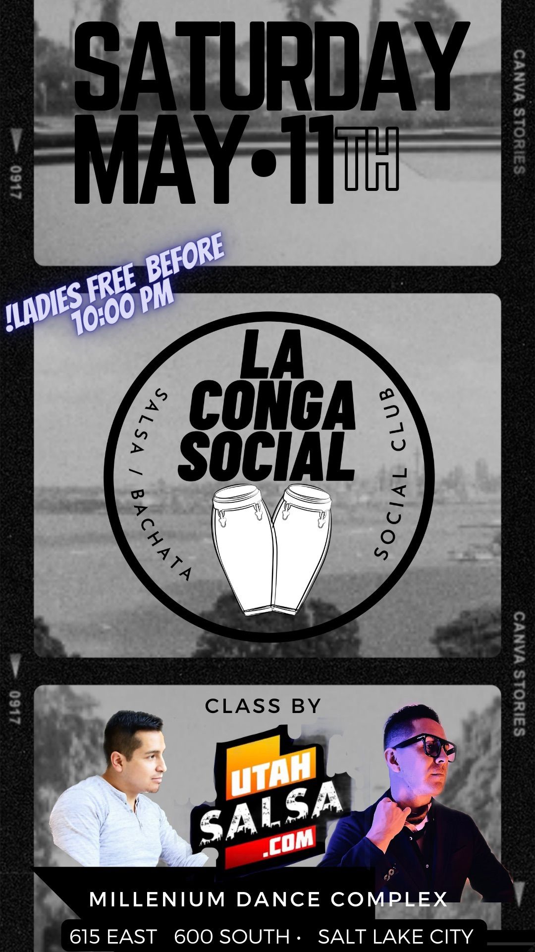 Saturday May 11th **La Conga Social** 
