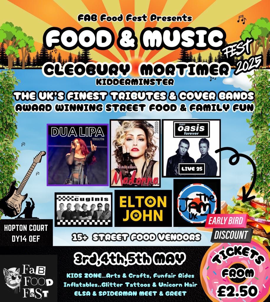 Kidderminster Food & Music Festival 2025 