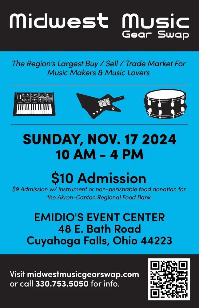 Midwest Music Gear Swap Fall 2024 in person swap meet