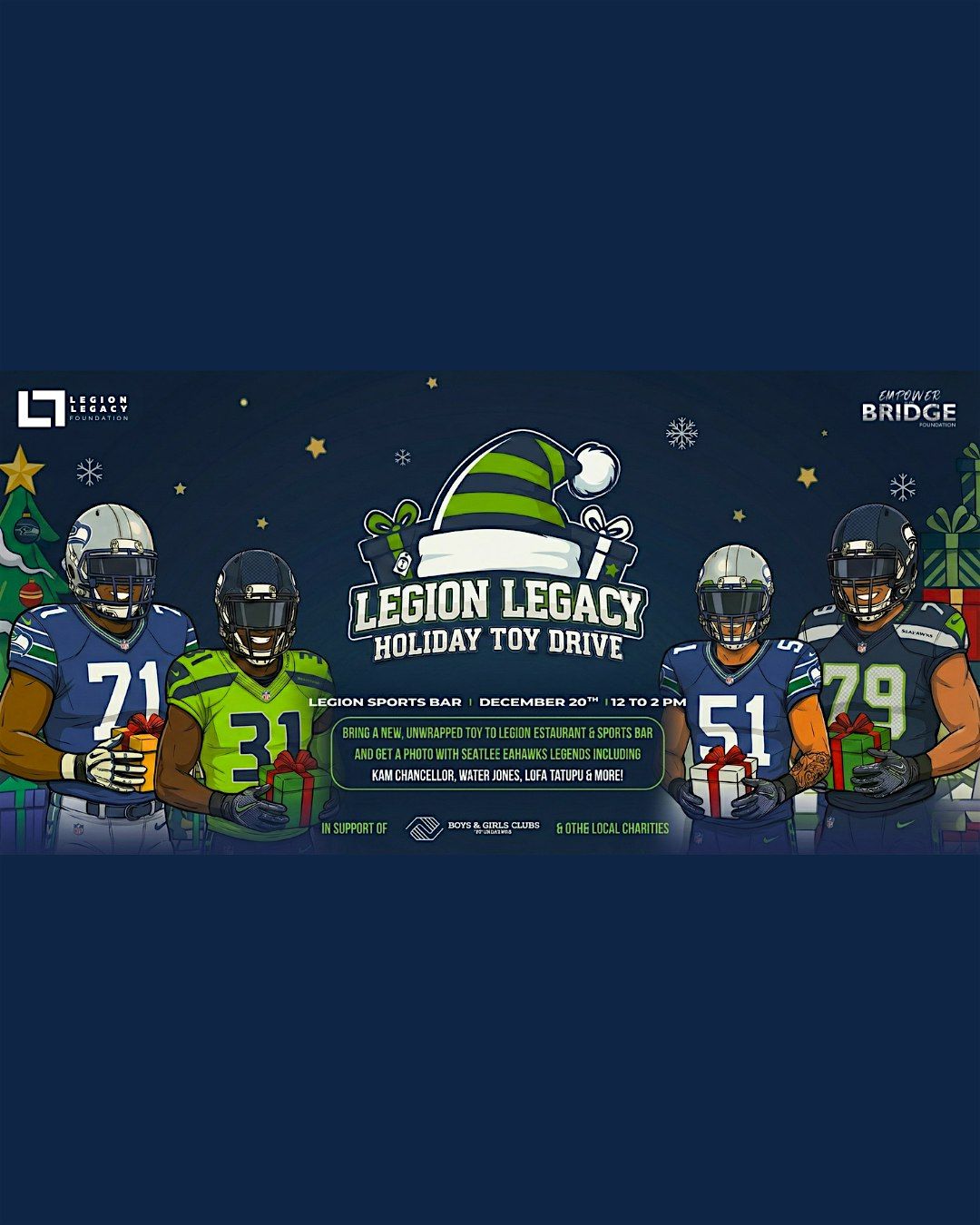 Legion Legacy Holiday Toy Drive