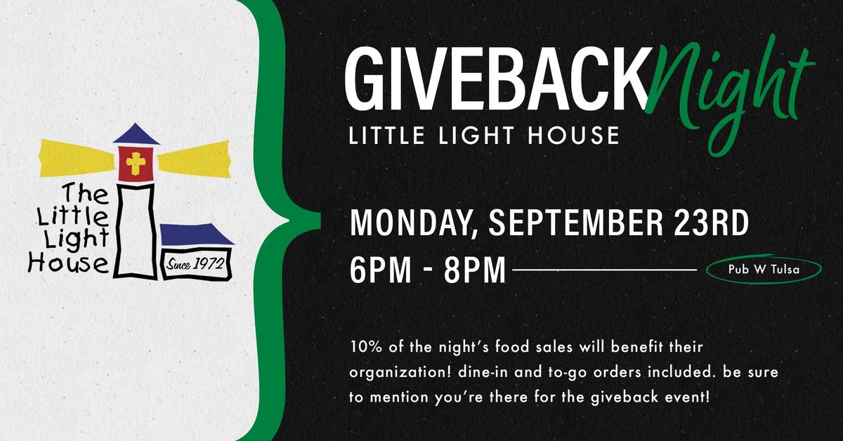 Giveback Night with Little Light House