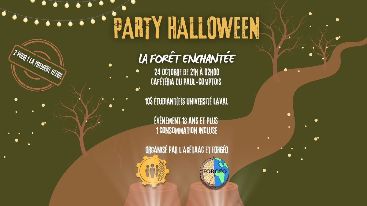 PARTY HALLOWEEN AG\u00c9TAAC X FORG\u00c9O