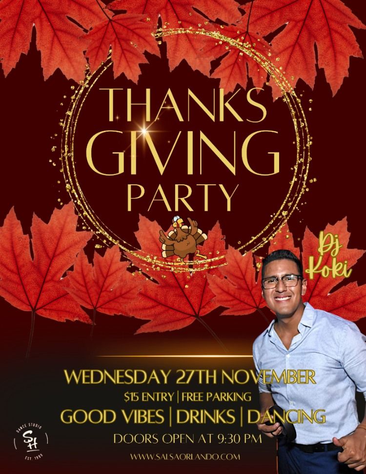 Pre Thanksgiving Social with Dj Koki