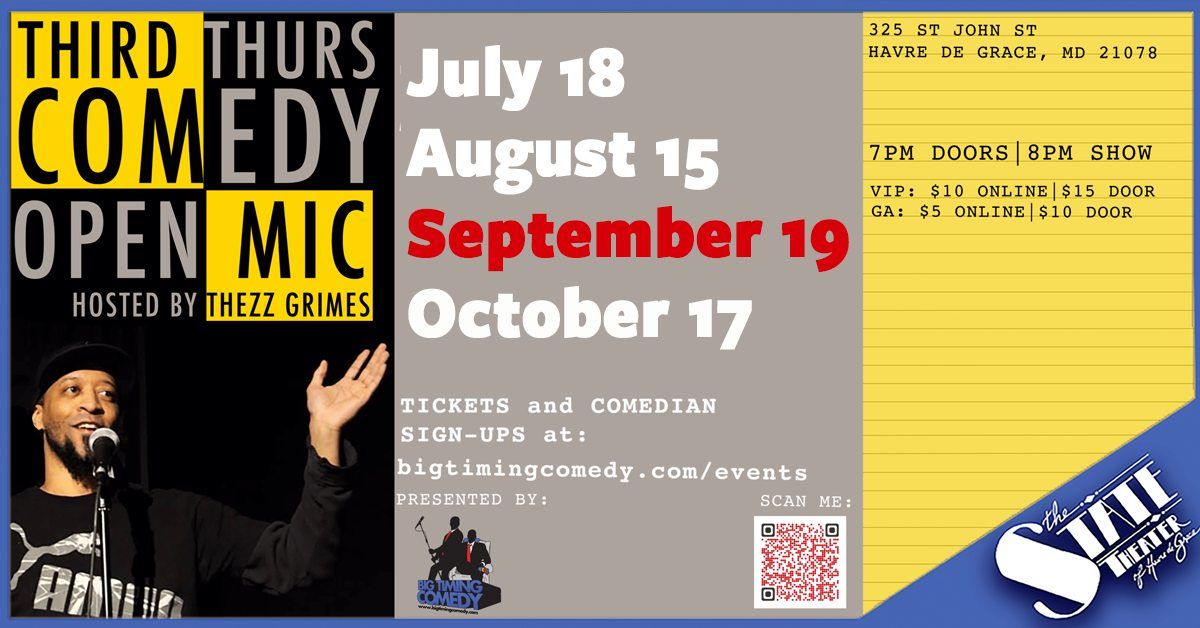 Comedy Open Mic Night - Presented by Big Timing Comedy