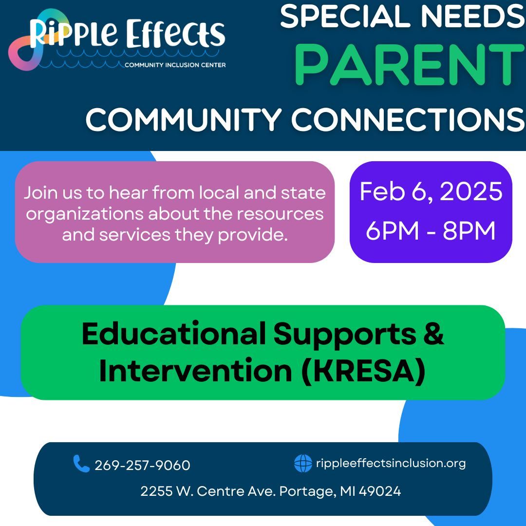 Special Needs Parent Community Connections: Educational Supports & Intervention (KRESA)